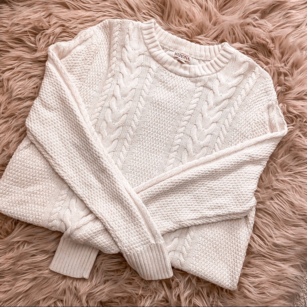 White Winter Sweater